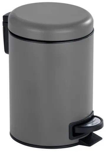 WENKO 22148100 - Cestino LEMAN 17x25 cm grigio/nero