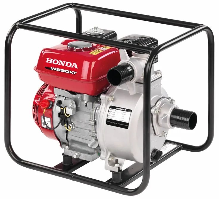 Elettropompa acque chiare centrifugo motore 4 tempi 3.54 cv HONDA WB20 37200 l/h, mandata max 32 m