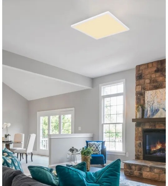 Globo 41563-24W - Plafoniera LED da bagno SAPANA LED/24W/230V IP44 bianco