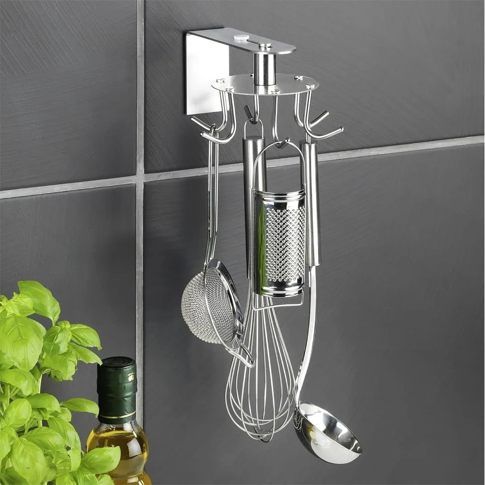 Organizzatore da cucina autoportante in acciaio inox - Maximex