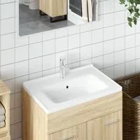 Lavandino da Bagno Bianco 71x48x19,5cm Rettangolare in Ceramicacod mxl 119048