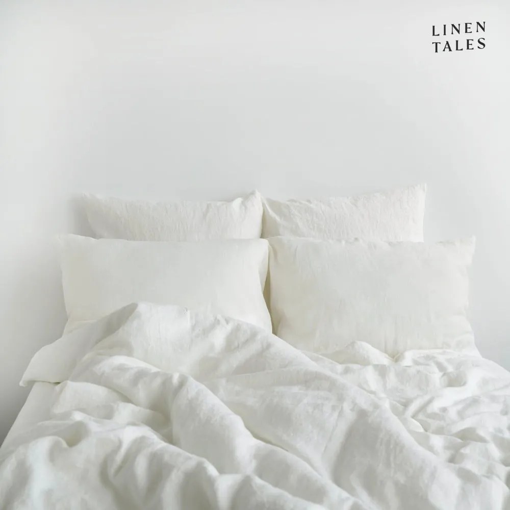 Biancheria da letto bianca per letto singolo 135x200 cm White - Linen Tales
