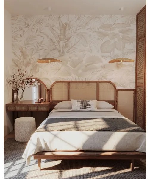 MAXLIGHT P0581 - Lampadario a sospensione con filo NAP 1xE27/15W/230V diametro 60 cm beige