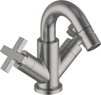Rubinetto per bidet getto aerato Los Angeles HUBER nichel spazzolato satinato
