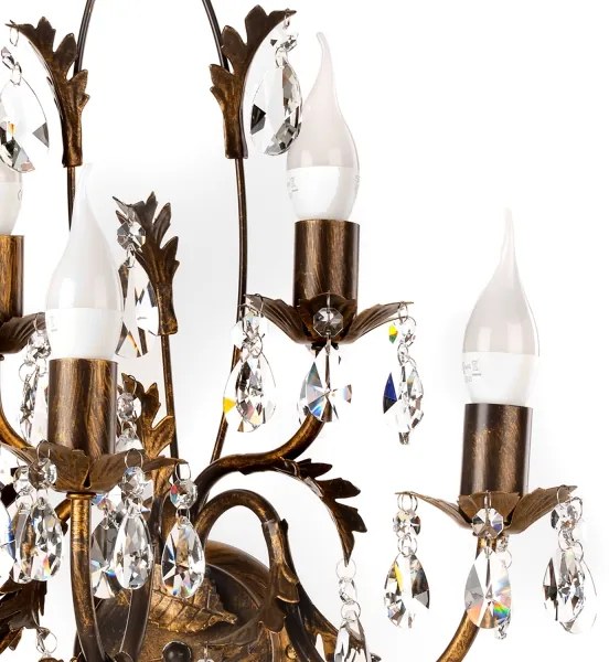 ONLI - Applique TERESA 5xE14/6W/230V bronzo