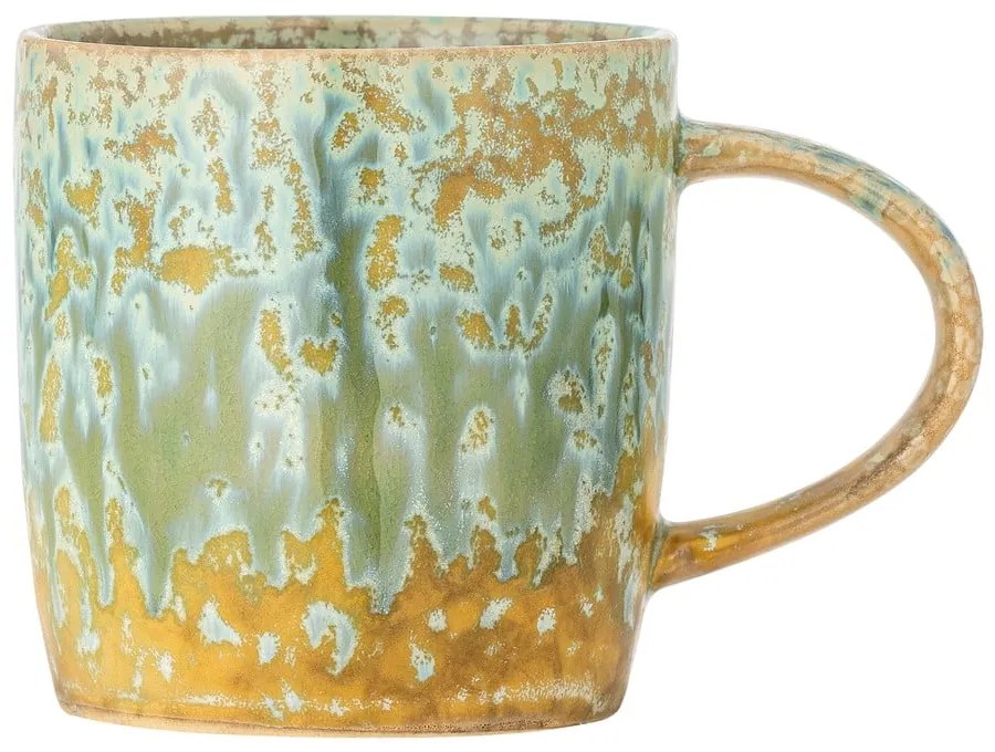 Tazzina gialla e verde chiaro in gres 400 ml Milani – Bloomingville