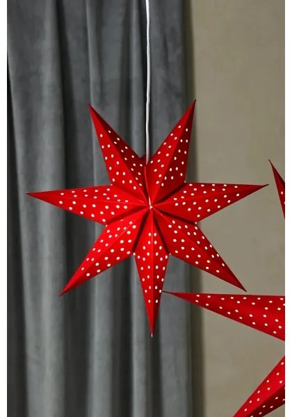 Markslöjd 705608 - Decorazione natalizia BLINK a LED, 0,2 W, 3x AA, diametro 45 cm, rossa