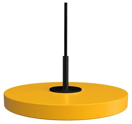 UMAGE - Asteria Micro Lampada a Sospensione Saffron Yellow/Black Top UMAGE