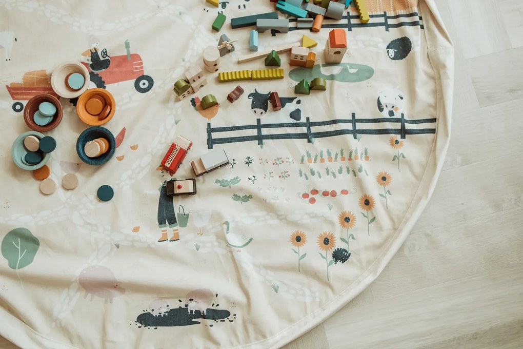 Play&Go Sacco porta giocattoli Farm