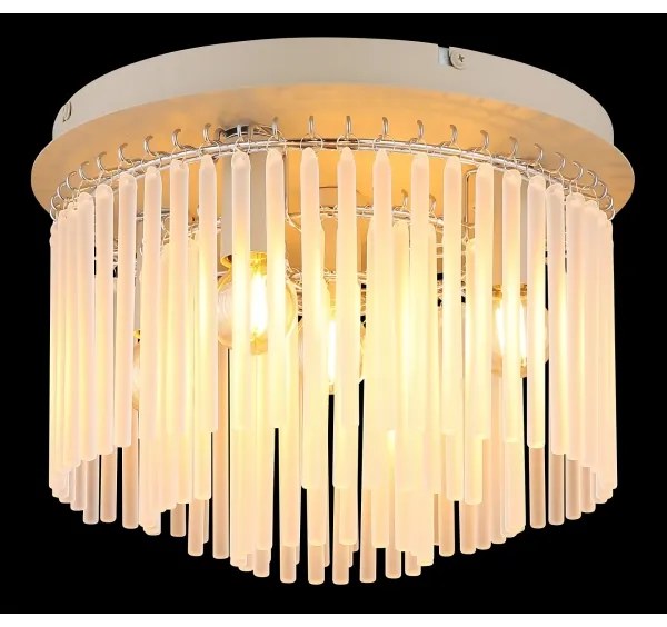 Globo 15698DB - Plafoniera GORLEY 5xE14/40W/230V Ø 32 cm