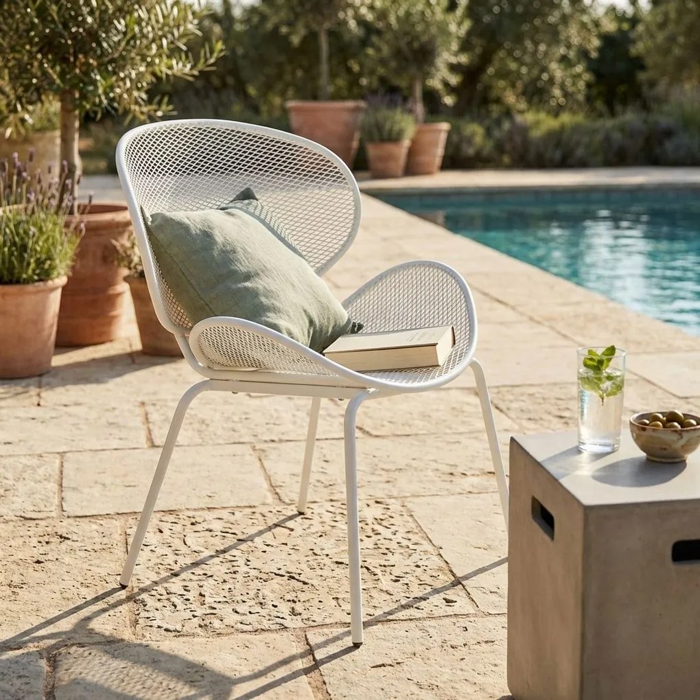 HERMAN - poltrona da giardino in acciaio