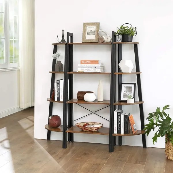 Libreria NAVARO marrone/nera