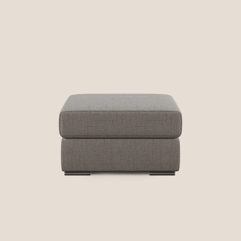 Sun pouf apribile contenitore in tessuto impermeabile fiammato T03 talpa
