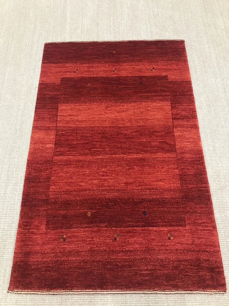 Loribaft Tappeto persiano 130 x 90 Rosso (Iran) Annodato A Mano