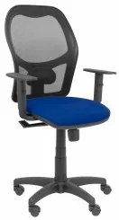 Sedia da Ufficio PC 0B10CRN Con braccioli Blu Marino