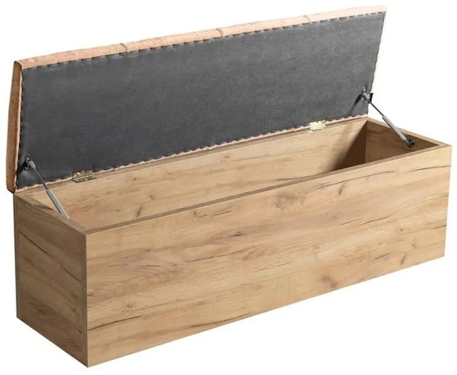 Panca in rosa chiaro e colore naturale Kumo - Bobochic Paris