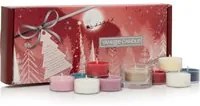 Set 10 tealight Natale con portacandela Yankee Candle con confezione regalo