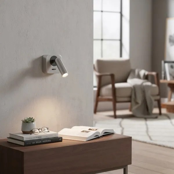 Ideal Lux - Luce Spot da parete a LED BEAN LED/3W/230V CRI 90 cromo lucido