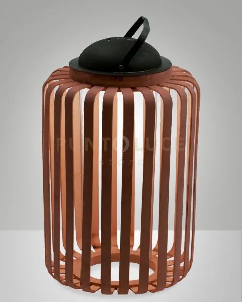 Clamp lampada da tavolo noce in legno ricaricabile a led dimmerabil...