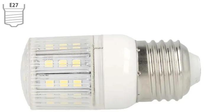 Lampada LED E27 DC 12V 24V 4W Luce Caldo 30 SMD 2835
