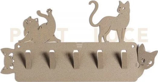 Portachivi da parete silvestro & matisse beige