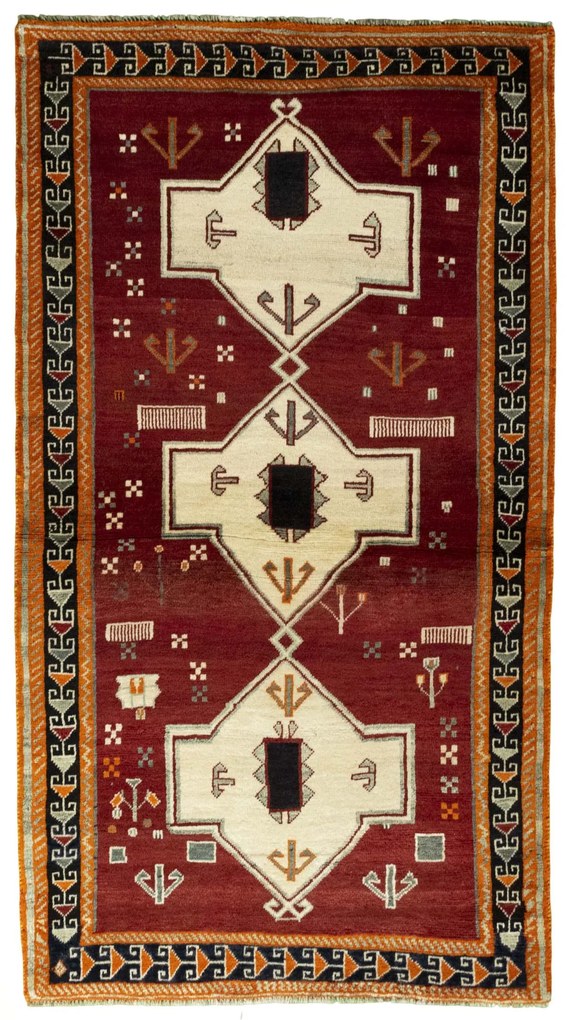 Gabbeh Tappeto persiano 200x110 Rosso (Iran) Annodato A Mano