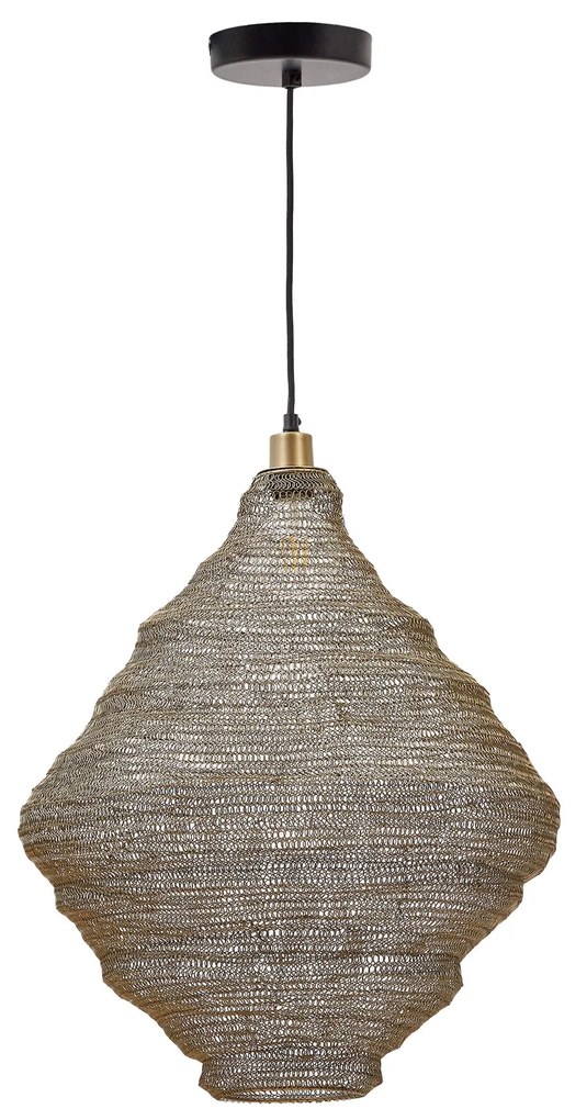 Kave Home - Lampada da soffitto Sarraco in metallo dorato Ã˜ 48,5 cm