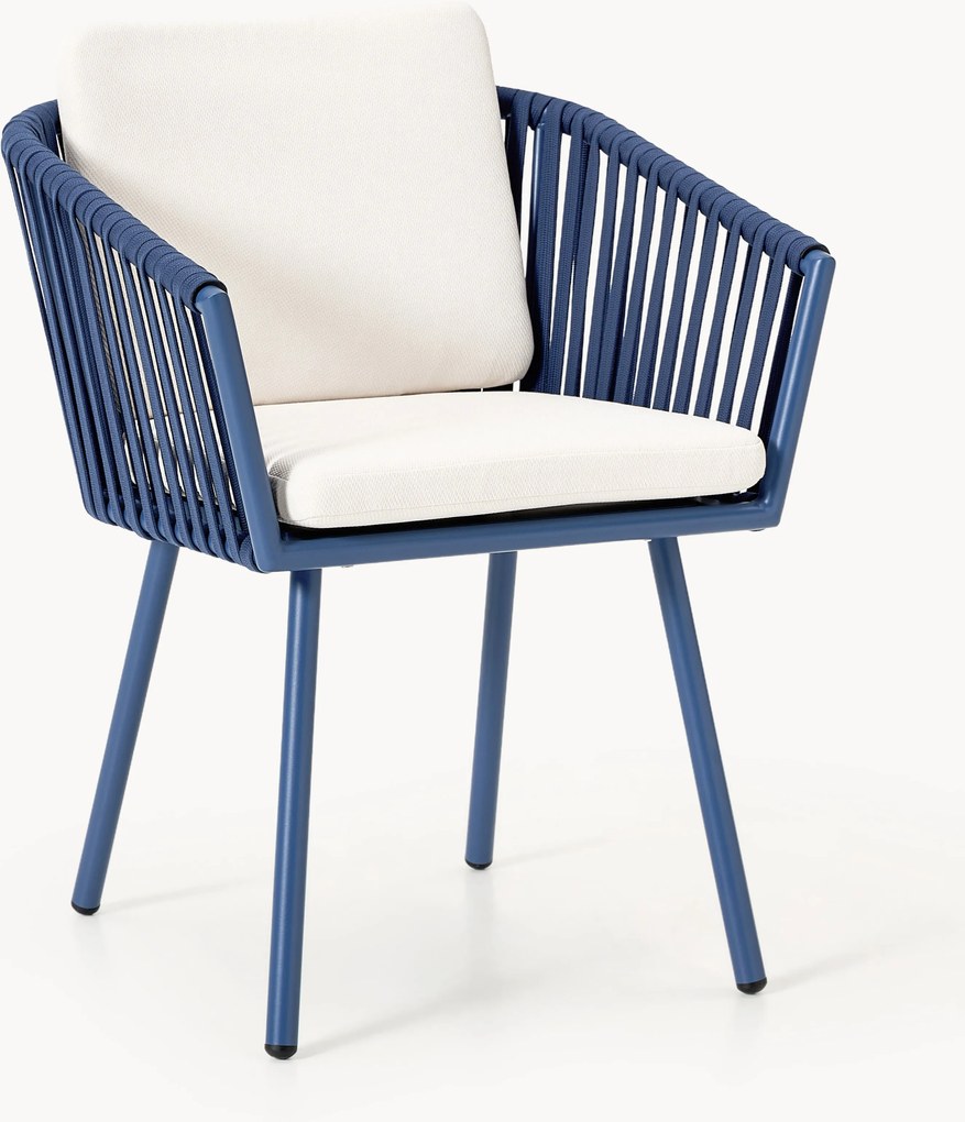 Set di 2 sedie da giardino con braccioli Malo