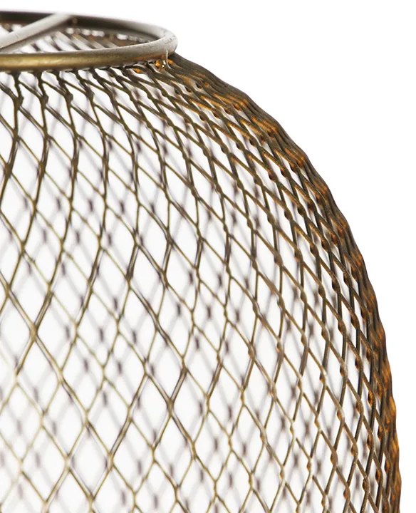 Lampada a sospensione moderna in ottone a 3 luci - WAYA Mesh