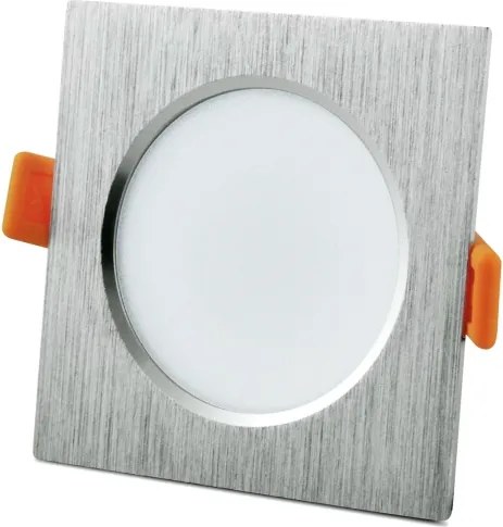 Lampada LED da incasso VENUS LED/7W/230V argento squadrato