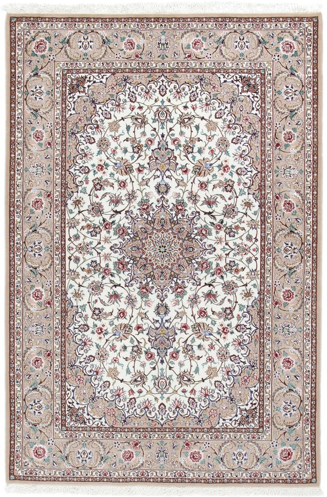 Isfahan Tappeto persiano 200x140 (Iran) Annodato A Mano