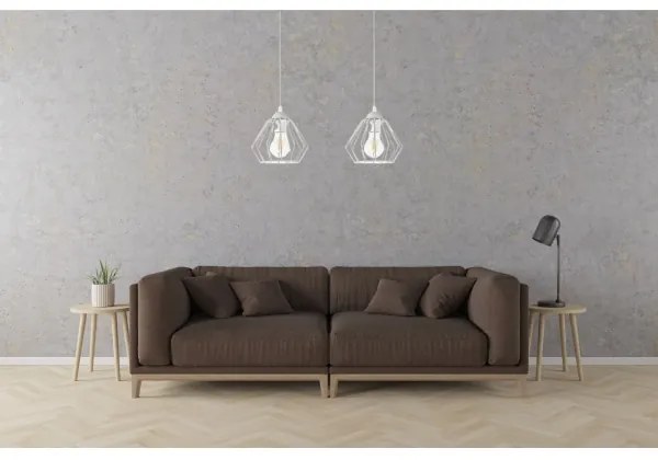 Lampadario a sospensione con filo CEED 2xE27/60W/230V