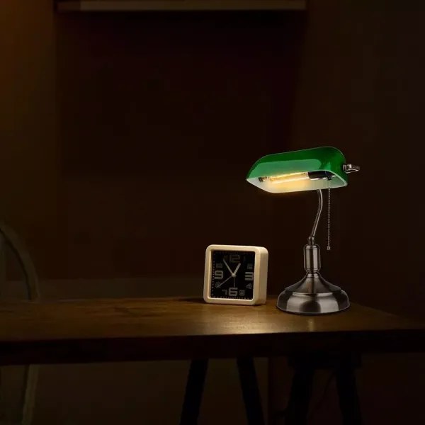 Lampada da tavolo BANKER 1xE27/60W/230V