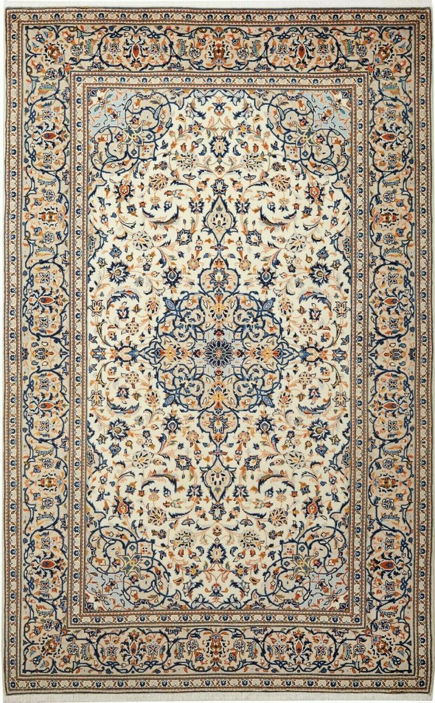Kashan Tappeto persiano 310x200 Beige (Iran) Annodato A Mano