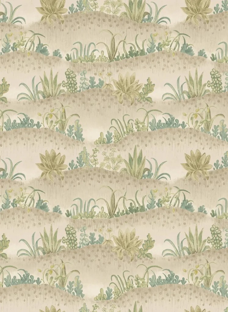 GP & J Baker Carta da parati Garden Tapestry - Soft Blue/ Green