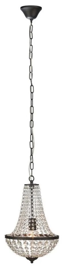 Markslöjd 107026 - Lampadario di cristallo su catena GRÄNSÖ 1xE27/60W/230V