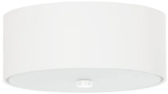 Sollux SL.0759 - Plafoniera SKALA 3xE27/60W/230V diametro 30 cm bianco