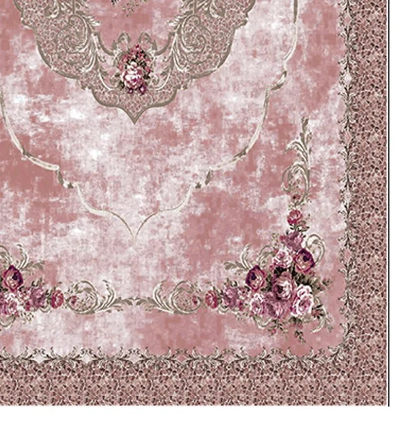 Set di tappetini per il bagno rosa 2 pz 60x100 cm – Foutastic