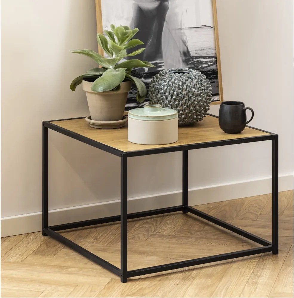 Tavolino nero 60x60 cm Seaford - Actona