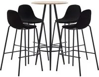 Set da Bar 5 pz in Tessuto Nero 3051173