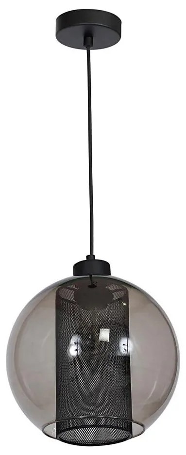 Lampadario FUNA 1xE27/60W/230V nero