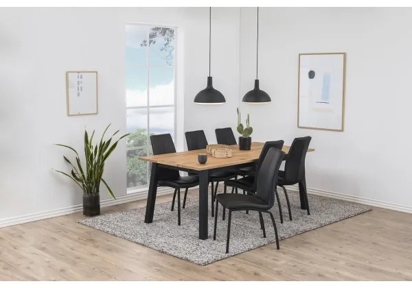 Sedia da pranzo AMAL 1 pz nero