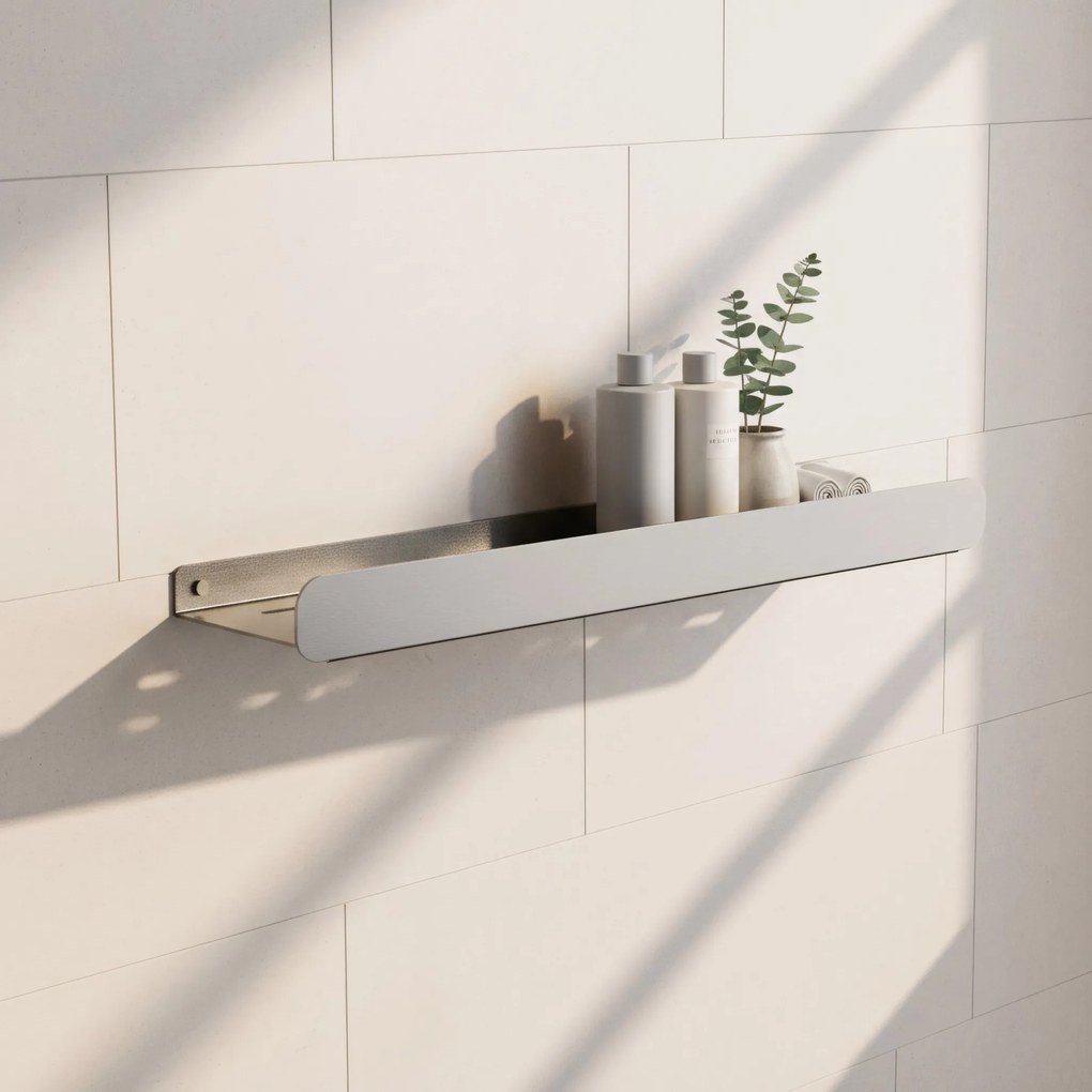 Mensola da bagno SF03 45cm steel brush