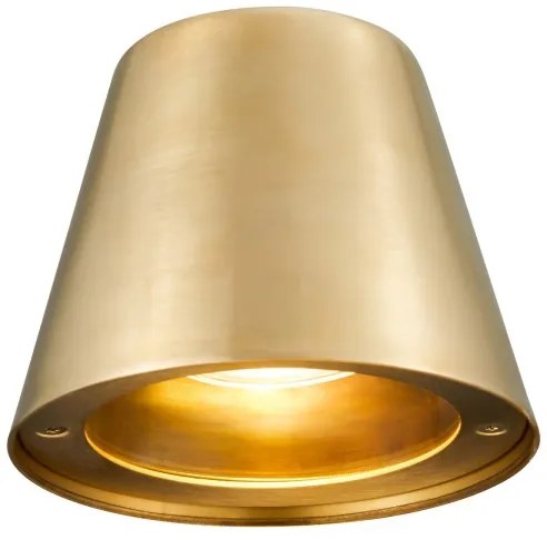 Nordlux - Applique da esterno ALERIA 1xGU10/35W/230V IP44 in ottone