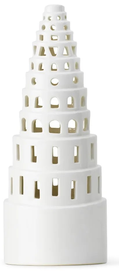 Portacandele natalizio in ceramica bianca Lighthouse, ø 9 cm Urbania Lighthouse High Tower - Kähler Design