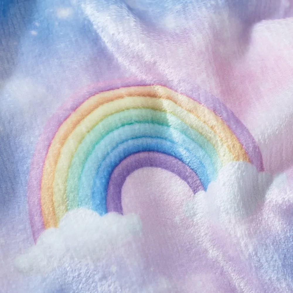 Coperta per bambini blu e rosa in micropile 130x170 cm Candy Unicorn – Catherine Lansfield
