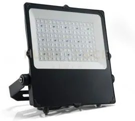 Proiettore led giove nero 100w 15670lm 6000k ip66 27,8x5,2x36,4cm