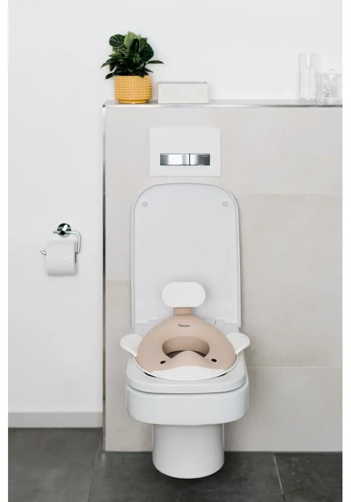 Sedile del water per bambini beige - Kindsgut