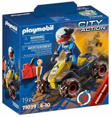 Playset Playmobil City Action Offroad Quad 19 Pezzi 71039