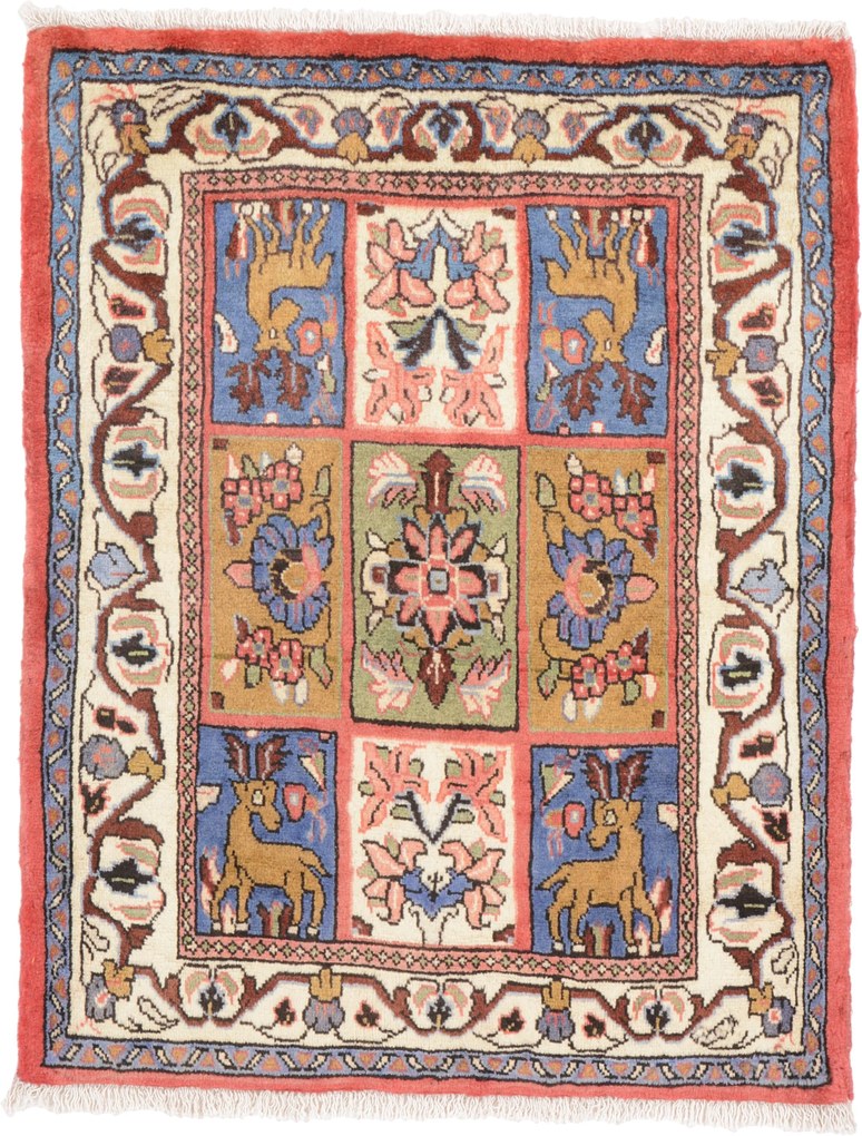 Sarouk Tappeto 90x70 (Iran) Annodato A Mano